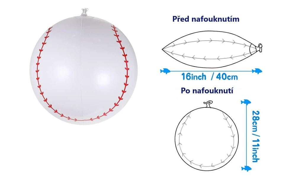 Nafukovací míč baseball
